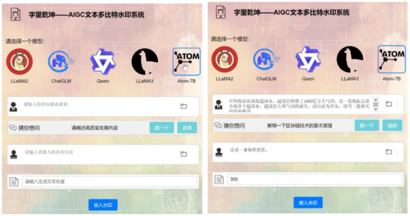 图2 水印设置界面